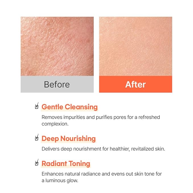 Hanskin Vitamin C Glow Duo – Powder Facial Cleanser & Sheet Mask Set | Gentle Exfoliation, Hydration & Radiant-Looking Skin | Korean Skincare Routine for Dull, Dry & Sensitive Skin, K-Beauty