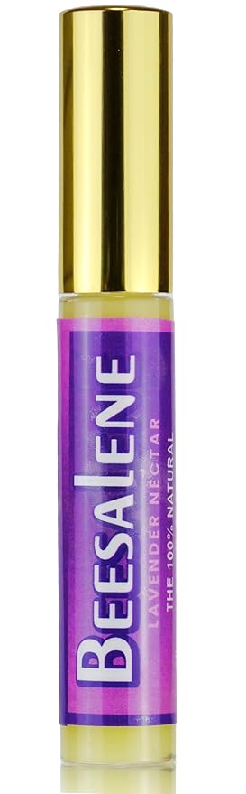 Beesalene Lip Wand Moisturizer - 100% Natural Alternative to Petroleum Jelly - Scented Unpetroleum Lip Balm Jelly (0.33 oz / 10 ml, Lavender Nectar)