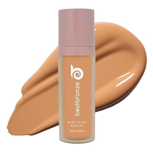 Best Bronze Bombshell Body Makeup - Tattoo Cover Up Makeup & Body Foundation Waterproof - Tattoo Concealer Waterproof for Scars, Varicose Veins Cover Up & Leg Foundation (NC45 Bronze)
