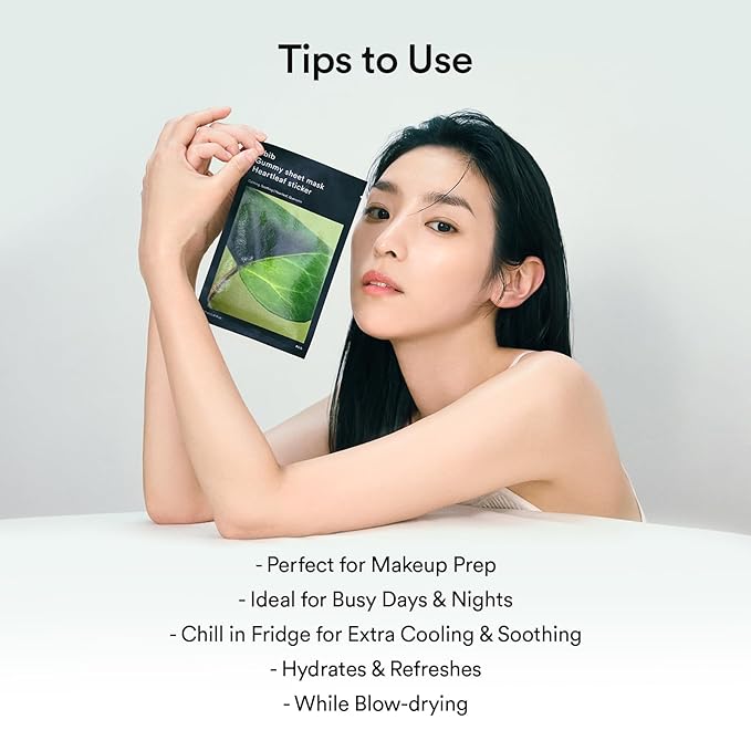 Abib Gummy Sheet Mask Madecassoside Sticker 10 Sheets (Skin Barrier) I Korean Face Mask for Sensitive Skin, Soothing & Redness Relief, Daily Skincare Treatment, K-Beauty Sheet Mask