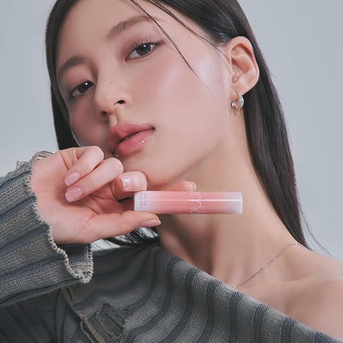 rom&nd GLASTING MELTING BALM #14 Dear Apple | Hydrating Lip Gloss Stick for Crystal Clear Shine & Natural Tint | Non-Sticky, Long-Lasting Moisture