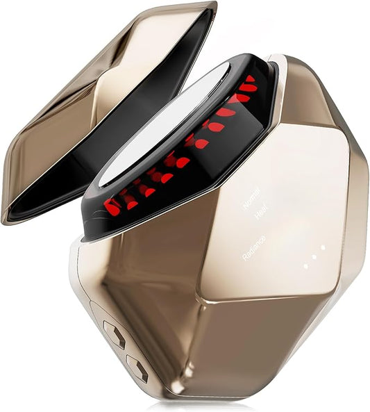 LULUROSE Facial Massager with Cold Heat Light Vibrating for Face,Facial Device with LED Display for Skin Care Wrinkles at Home Traveling,1500mAh