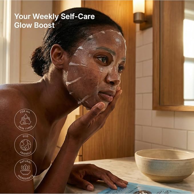 MYOLIFT Cell Renewal Peptide Mask(EGF)– 100%Vegan, Bio-Cellulose FaceMask for CellRenewal, Skin Firming, Hydrating & Brightening-with Niacinamide, Hyaluronic Acid& EGF|Korean Skincare Sheet Mask–Pack5