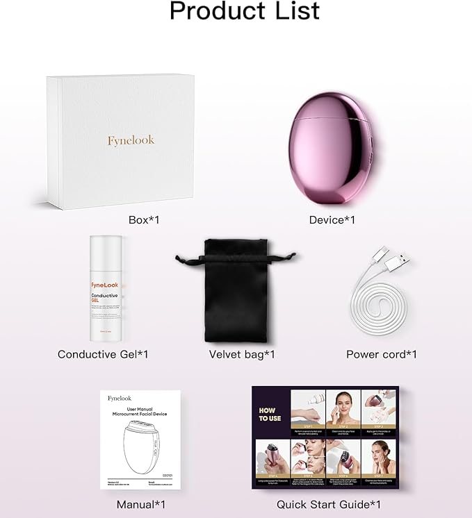 Microcurrent Facial Device for Eye Beauty, Face Lift Device for Sculpting & Skin Tightening with 2 Modes & 3 Levels, Portable Beauty Device