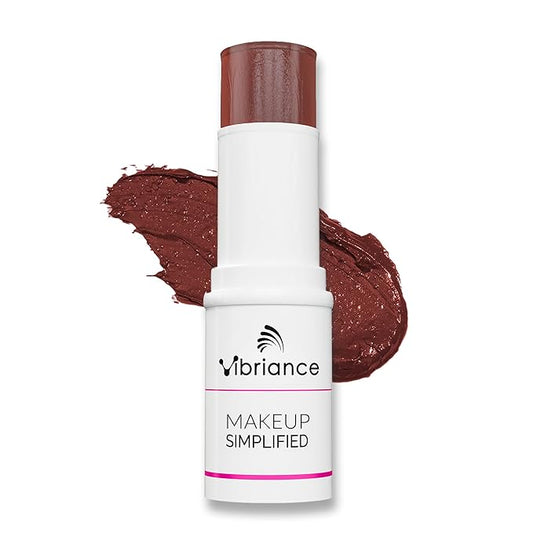 Vibriance Cream Blush Stick - All-in-One Blush, Lipstick, Contour for Mature Skin - Cheek Tint Creme Rouge - Makeup Simplified in Radiance