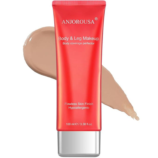 Body Coverage Perfector - Tattoo Cover Up Makeup,Body Foundation,Waterproof No Transfer Leg & Body Makeup (Light)