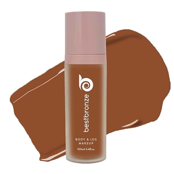 Best Bronze Bombshell Body Makeup - Tattoo Cover Up Makeup & Body Foundation Waterproof - Tattoo Concealer Waterproof for Scars, Varicose Veins Cover Up & Leg Foundation (NC51 Deep Glow)