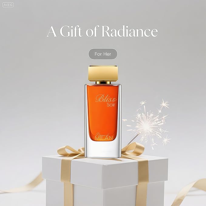 Elegant Floral Perfume for Women 100ml / 3.4 Oz Eau de Parfum - Long Lasting Feminine Scent for Day & Night(Bliss Soir)