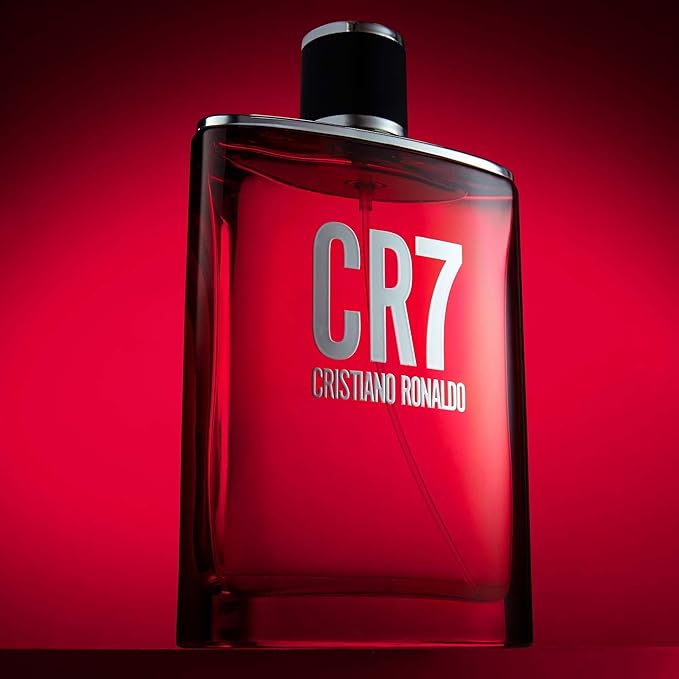 CR7 Cristiano Ronaldo - Eau De Toilette Cologne Scent for Men - Woody, Musky Scent with Lavender, Cardamom, Tobacco, and Cedar - From Cristiano Ronaldo’s Original Men’s Fragrance Collection - 3.4 oz