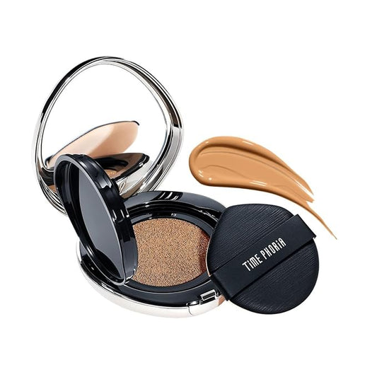 TIMELESS LUMINA MATTE PERFECTION CUSHION | Full Coverage, Weightless, Skin fit, Velvety Matte Finish, Oil-Control Waterproof Foundation, Sweatproof Flawless BB Cream CC (05 TAN)