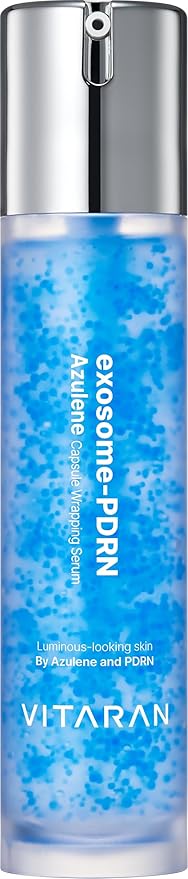 exsome PDRN AZULENE CAPSULE WRAPPING SERUM, The rejuvenation energy of the original salmon PDRN. Azulene's skin calming effect, completion of glowing skin. Korean skincare