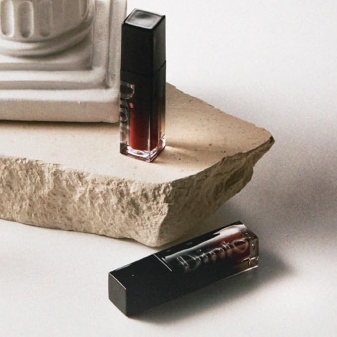 DINTO Blur-Glowy MINI Lip Tint (259 Deus) - Glossy Finish, Hydrating, Long Lasting, Lightweight Texture, Non-Sticky, Vegan & Cruelty-Free, Korean makeup (11 colors)