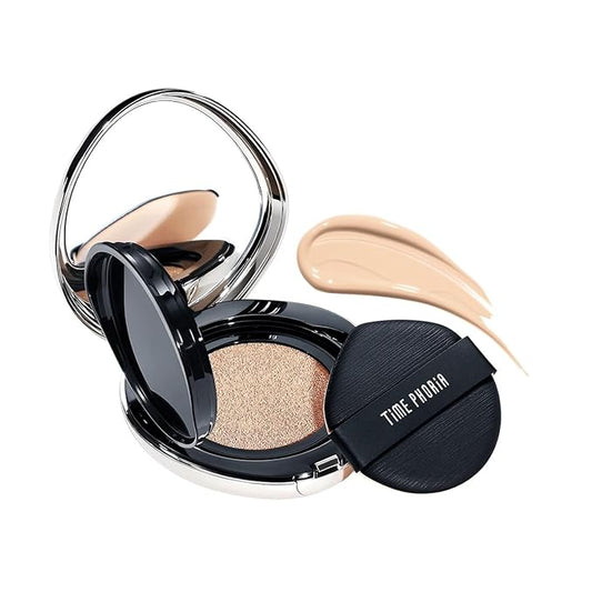 TIMELESS LUMINA MATTE PERFECTION CUSHION | Full Coverage, Weightless, Skin fit, Velvety Matte Finish, Oil-Control Waterproof Foundation, Sweatproof Flawless BB Cream CC (01 CREME)