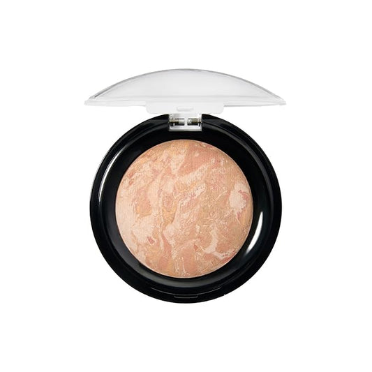 LAURA GELLER NEW YORK Award-Winning Baked Balance-n-Brighten To Go Travel Size Color Correcting Powder Foundation - Light - Buildable Light to Medium Coverage - Demi-Matte Natural