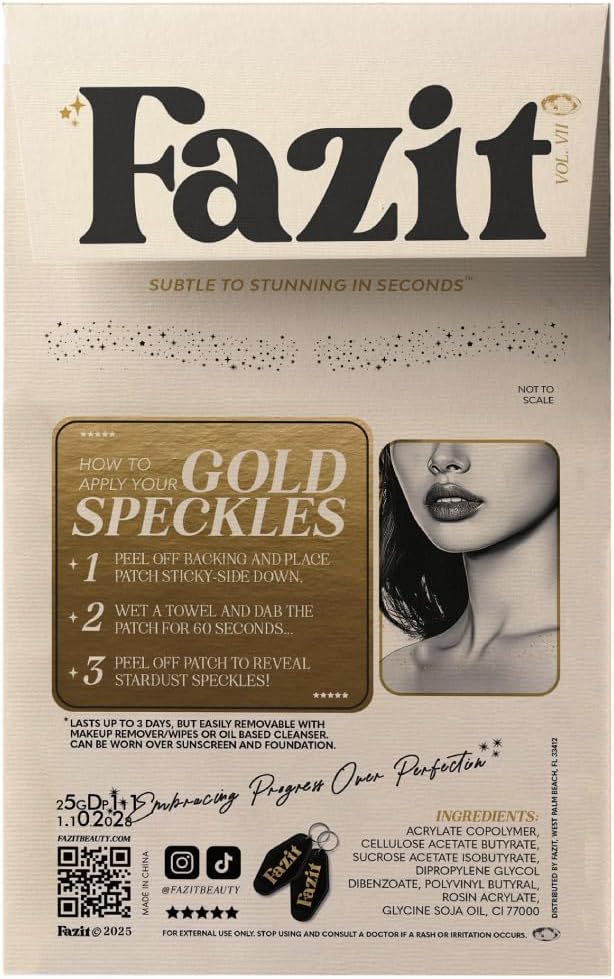 Fazit Makeup Patches - Gold - Decollatage Speckles