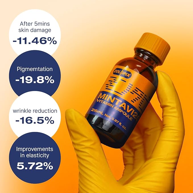 MINTAVI20 20% Vitamin C Serum with Ascorbic Acid, Alpha Arbutin & Tranexamic Acid for Brightening Dark Spots | Korean Skin Care for Radiant, Even-Toned Skin, 26ml / 0.879 fl. oz