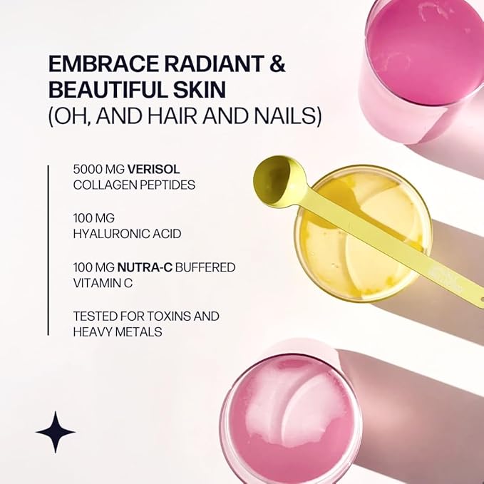 Sparkle Wellness VERISOL Bioactive Hydrolyzed Collagen Peptides | Collagen Powder Supplement with Vitamin C & Hyaluronic Acid for Hair, Skin, and Nail Health | Skin Boost Plus (Tropical) [50-Serves]