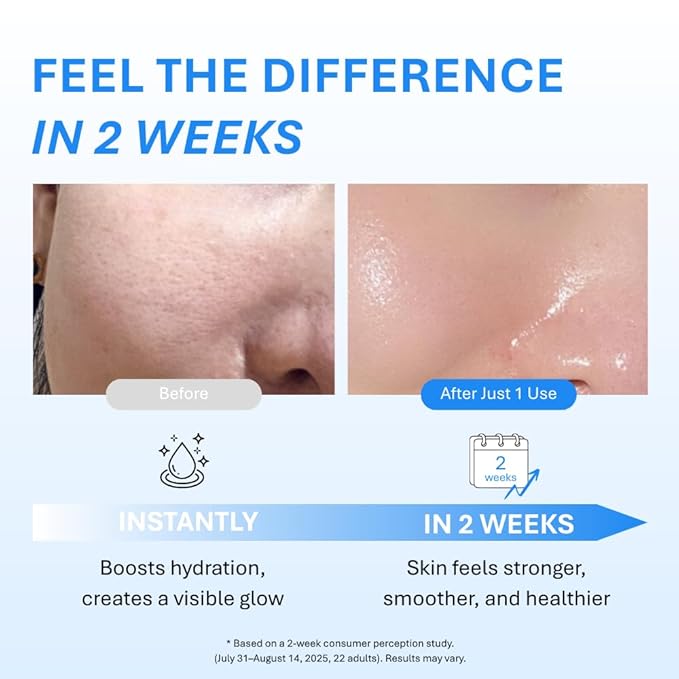 DEEPERCENT Bluewater Marine Barrier PDRN Face Cream - Night Cream Face Moisturizer Dewy Skin Deep Hydration Hyaluronic Acid Peptide Vegan Fragrance Free Sensitive Skin Korean Skin Care (1.69 fl oz)