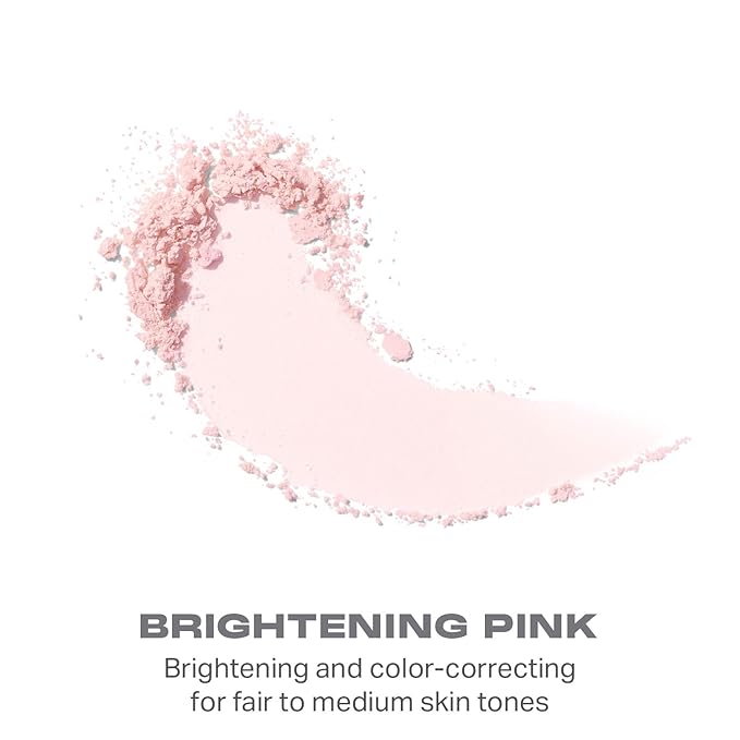 Morphe Mini Bake & Set Setting Powder - Lightweight, Talc-Free Finishing Powder for Face Makeup with a Soft, Natural Finish - Minimizes Shine for Up to 24HR - Brightening Pink (0.09 oz)