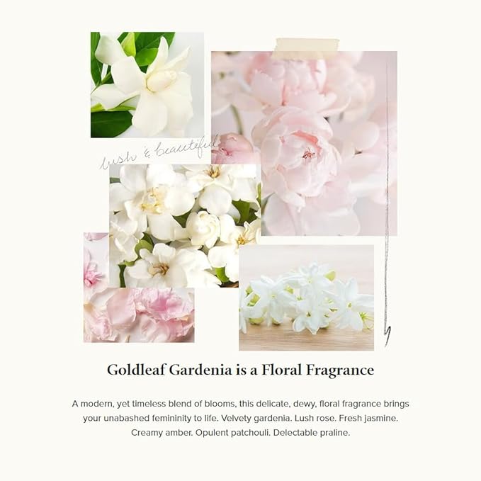 Thymes Goldleaf Gardenia Eau de Parfum Spray Pen (0.34 fl oz)