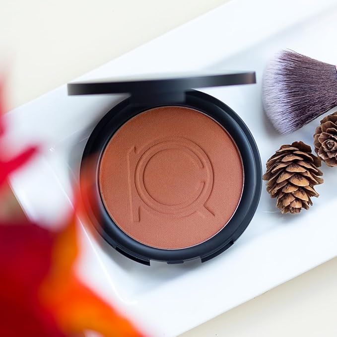 ioly's Beauty pressed powder foundation Compact with powder puff 0.49 OZ Makup fit me powder foundation Makeup full coverage foundation texture powder for men and woman