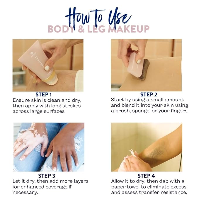 Best Bronze Bombshell Body Makeup - Tattoo Cover Up Makeup & Body Foundation Waterproof - Tattoo Concealer Waterproof for Scars, Varicose Veins Cover Up & Leg Foundation (NC16 Light Beige Peach)