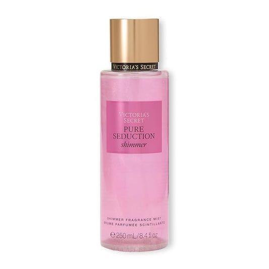 Victoria's Secret Pure Seduction Shimmer Body Spray for Women, Notes of Juiced Plum and Crushed Freesia, (8.4 oz)