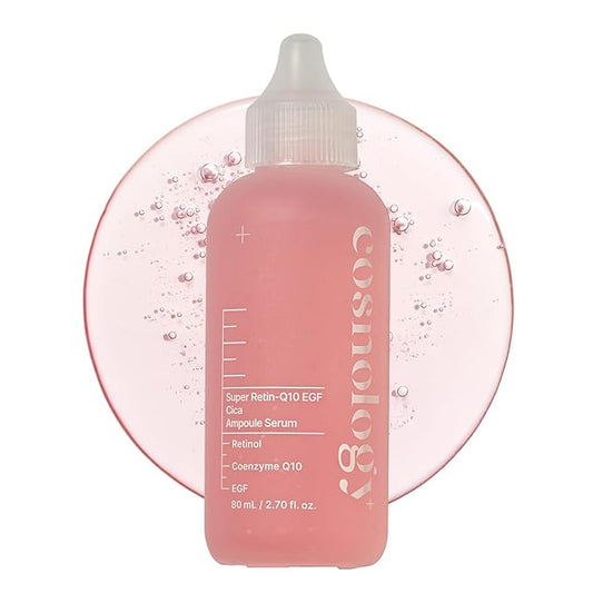 COSNOLOGY Retinol Anti-aging Serum with Coenzyme Q10,EGF,Pore Minimizing,Wrinkle Reduction,Centella Extract for Skin Soothing & Hydration | Clean Beauty, 2.70 fl.oz(80ml) | Korean Skincare