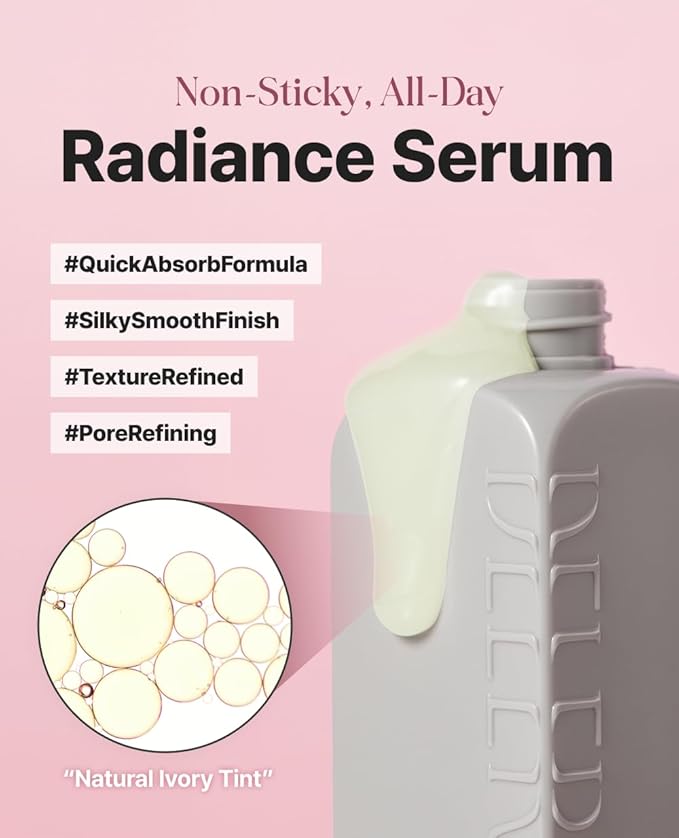 Delere Caviar Glow Smoothing Serum | Caviar Collagen with Niacinamide and Retinol for Face | Korean Serum for Glowing Skin and Radiant Glass Skin, 1.7oz