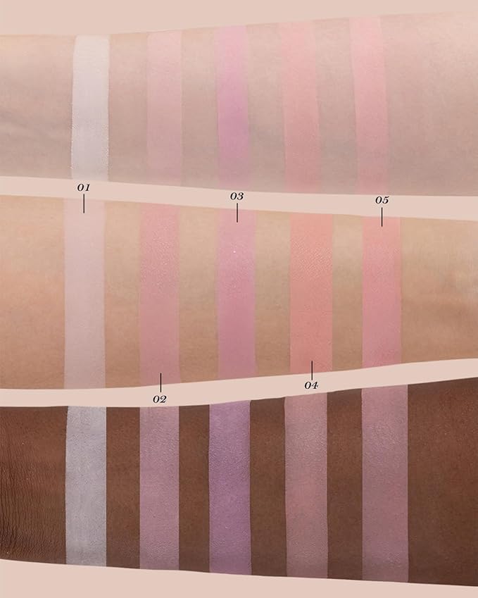 Flower Knows Swan Ballet Embossed Blush,Lavender Matte Finish,Buildable & Blendable Powder Blush for cheeks,Natural Flush for All Skin Tones(03 Silky Ribbon,5g)