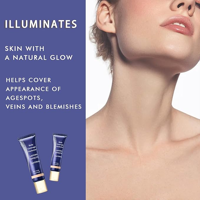 Body Coverage Perfector, Tattoo Cover Up Makeup, Waterproof, Leg & Body Makeup, Transfer-Resistant Perfector Skin Coverage, Long Lasting (1pc)