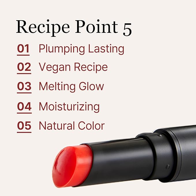 mixsoon Vegan Plumping Glow Balm - Vegan Lip Plumper Balm, Shea Butter and Plant-Based Oils, Nourishing Formula for Smooth, Dewy Lips 3.5g / 0.12 fl. oz. Korean Glass Skin Care