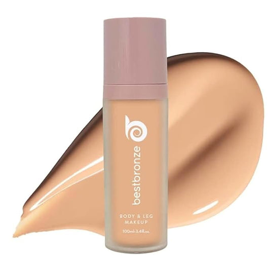 Best Bronze Bombshell Body Makeup - Tattoo Cover Up Makeup & Body Foundation Waterproof - Tattoo Concealer Waterproof for Scars, Varicose Veins Cover Up & Leg Foundation (NC27 Beige)