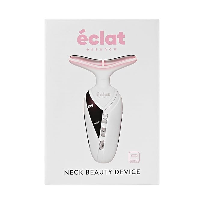 Éclat Facial Massager for Lymphatic Drainage, Face, Neck & Body Tool for Skin Care, Heated Electric Beauty Device for Wrinkles, Fine Lines, Puffy Skin, Lifting, Firming, Sculpting with 7 Light Therapy