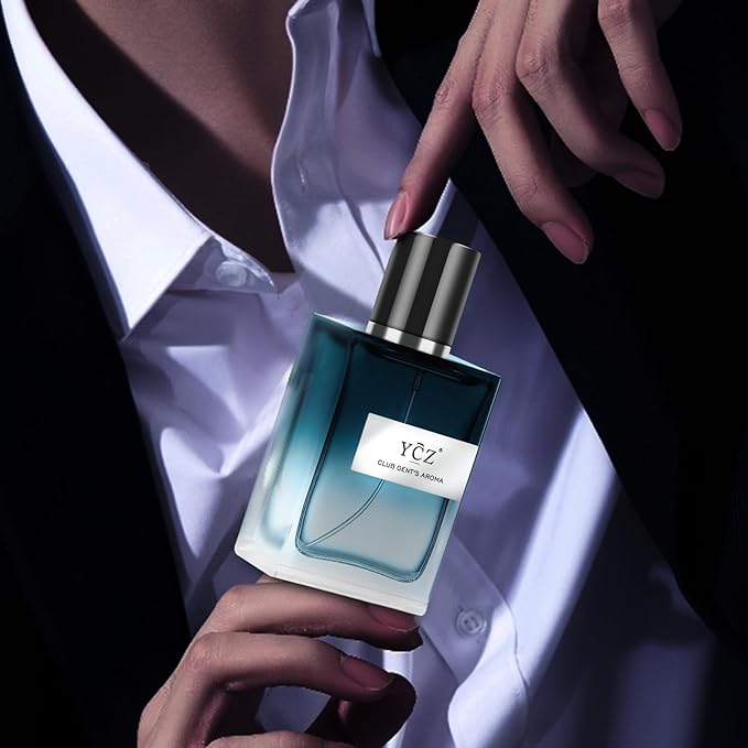 Ycz CLUB GENT'S AROMA Perfume Men, Eau de Parfum Spray, Nightclub Essential Long-Lasting Fragrance, Men's Cologne with Aromatic Woody Notes of Mint, Lemon, Special Occasions Daily Elegance