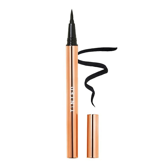 Live Tinted Legacy Liquid Eye Liner – Ultra-Black, Quick-Drying, All-Day Wear – Flexible Felt Tip for Precision – Satin Finish