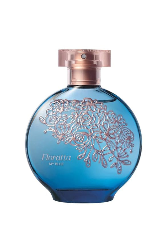 O Boticário Floratta My Blue Eau de Toilette, Long-Lasting, Woody Floriental Fragrance Perfume for Women, 2.5 Ounce
