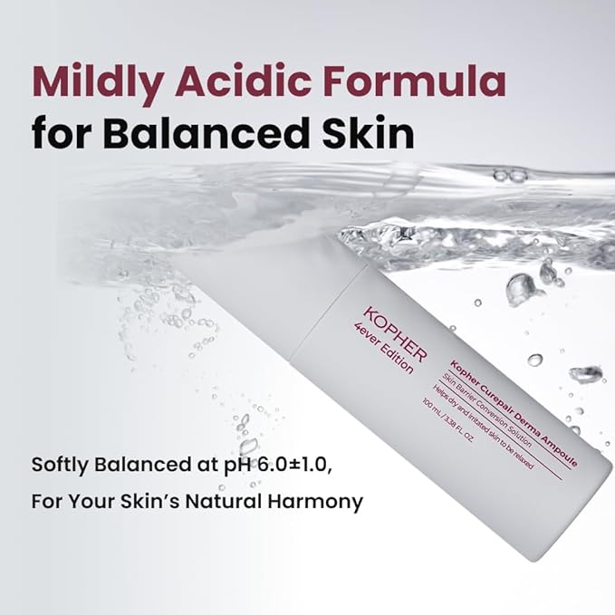 Kopher Curepair Derma Ampoule Mist [4ever Edition] with 10GF Skin Renewal & Brightening Ampoule for Sensitive Skin - Reduces Wrinkles, Improves Skin Tone, Korean Skincare (3.38 fl.oz.)