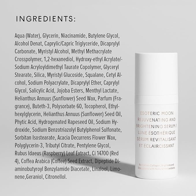The Untamed Esoteric Moon Rejuvenating & Brightening Serum 1 fl oz – Hydrating Face Serum with Niacinamide & Arctic Bramble – Supports Even Skin Tone, Radiance & Youthful Texture