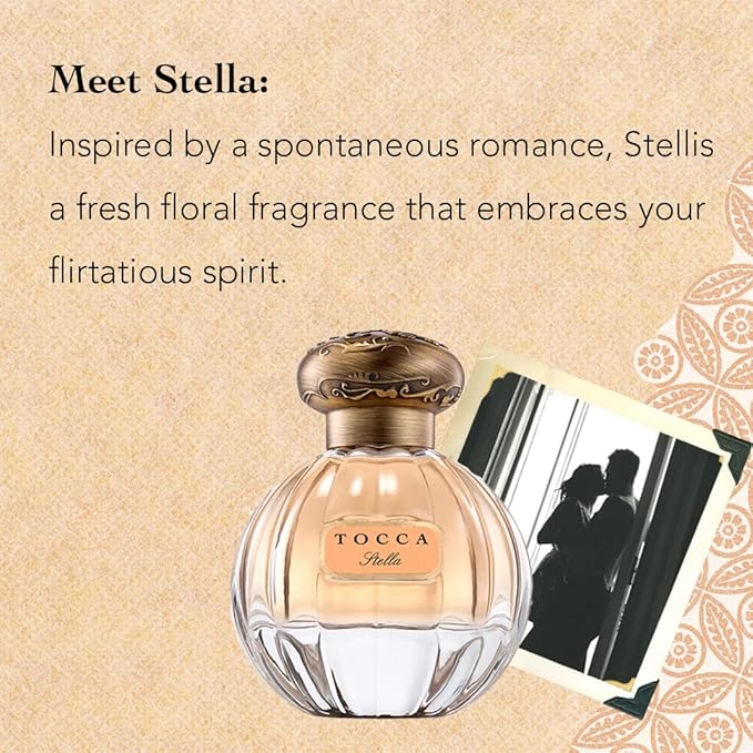 Tocca Stella Perfume for Women, 1.7oz (50 ml) - Fresh Floral, Blood Orange, Freesia, & Spicy Lily Fragrance