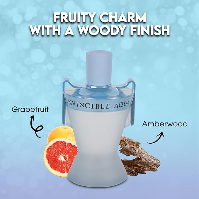 2PCS Valentine Milano/Invincible Aqua Eau De Toilette for Men-Fresh,Romantic Scent Perfume for Men 3.4 Fl Oz Each Mens Cologne For All Skin Daily Used