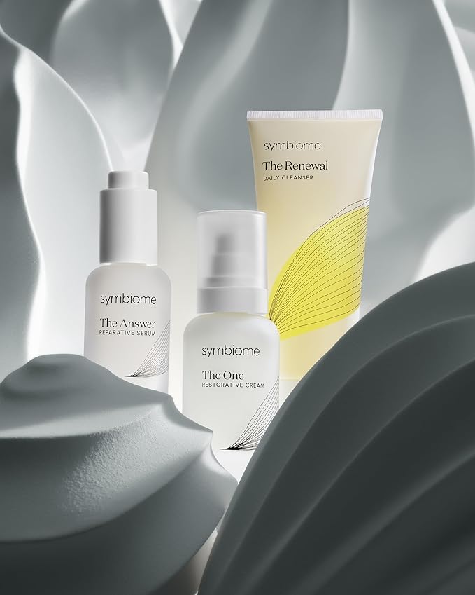 symbiome The Answer Reparative Face Serum, Collagen Enhancing Anti-Aging Serum, Stem Cell Media Blend Facial Serum, Hydrating Hyaluronic Acid Serum for Face, 30 mL