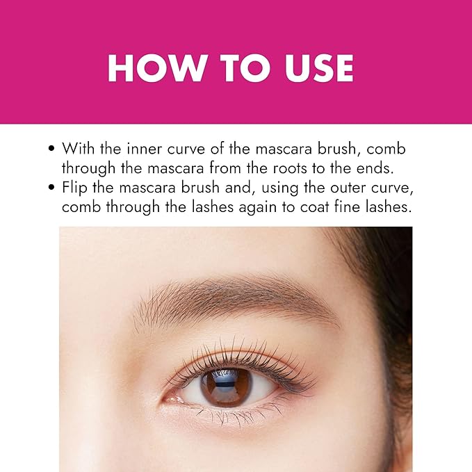HEROINE MAKE by KISSME Waterproof Mascara Black | Tubing Mascara Volume and Length by Defining Fiber for Long and Curl Eye Makeup for Women, Made in Japan, Black, 1 EA