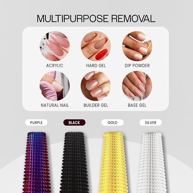 PANA 3/32" Shank 5-in-1 Nail Carbide Bit - (Triple Coarse - Extra Coarse Grit, DLC Black) - Two Way Rotate use for Both Left and Right Handed Fast remove Acrylic or Hard Gel Machine