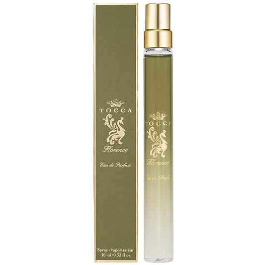 Tocca Florence Women's Perfume Travel Spray, 0.34 oz (10 ml) - Classic Floral, Bergamot, Pear, Gardenia Fragrance