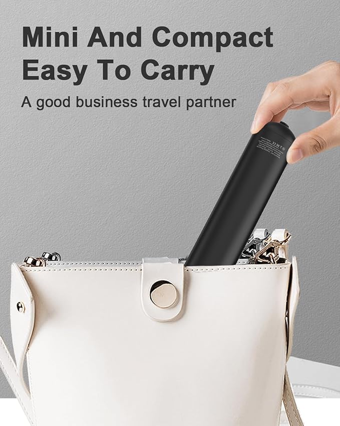 Rechargeable Hair Straightener Brush - 6400mAh Large Capacity Battery - Portable Straightening Brush Comb - Mini Cordless Ionic Straightener for Women - Great for Travel & Home