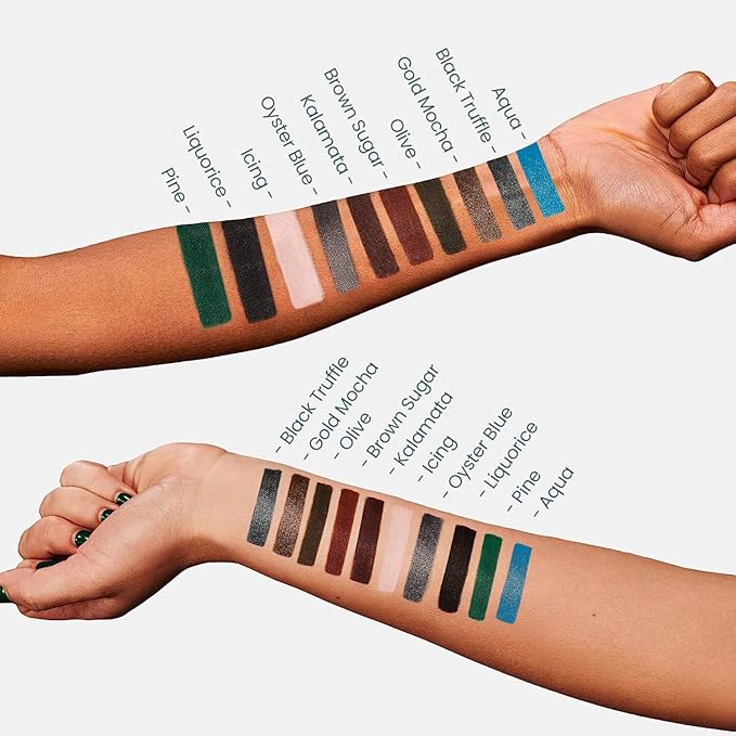 Wonderskin 1440 Longwear Blue Eyeliner Pencil, 3 Pack - Waterproof, Sharpenable Eyeliner Pencil & Smudge Proof Blue Eye Liner Pencils (Aqua)