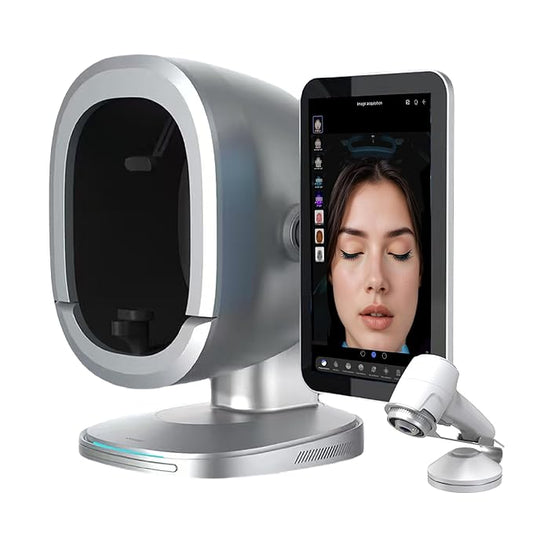 Skin-Analysis Machine Professional f/Facial – 8-Spectrum Imaging, 15.6" FHD Touchscreen, AI Product Recommendation, Multi-Language, Before/After Proof, Trusted by Salons & Spas