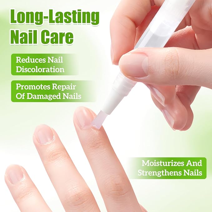 3PCS Orvalle Nail Fungus Pen, Nail Growth Treatment Repair Serum Twist Pen Activator for Repair &Strengthener, Easy to Apply, Fast Acting