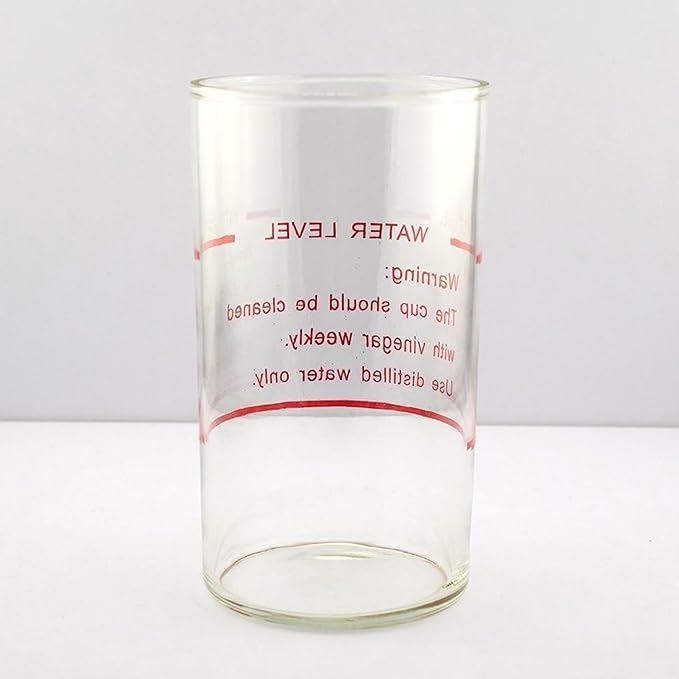 Elitzia Professional Glass Facial Steamer Jar with Leak-Proof Seal Ring Replacement Part Steamer Accessory ETBL0 (Height 17cm)